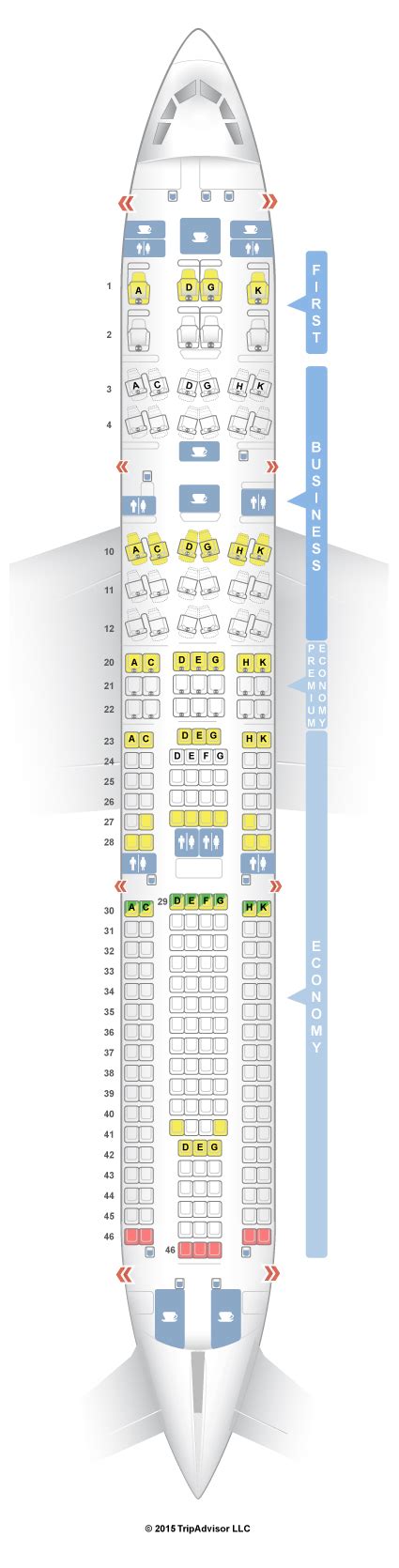 SeatGuru Seat Map Lufthansa Airbus A330-300 (333) V1 - SeatGuru