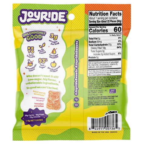 Joyride Sour Fruit Gummies - Shop Candy at H-E-B