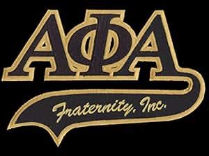 Amazon.com : Alpha Phi Alpha Fraternity Letters Small Swoosh Logo Emblem Patch : Everything Else