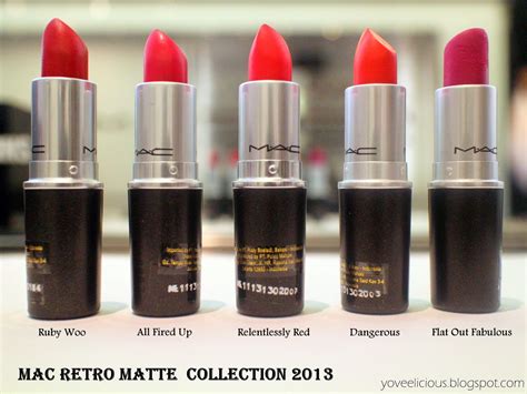 yoveelicious: MAC Retro Matte Lipstick Collection 2013 Review and Swatches