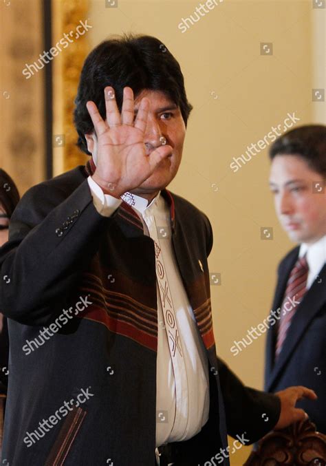 Evo Morales Bolivias President Evo Morales Editorial Stock Photo ...