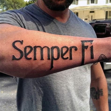 90 Marine Tattoos For Men - Semper Fi Ink Design Ideas