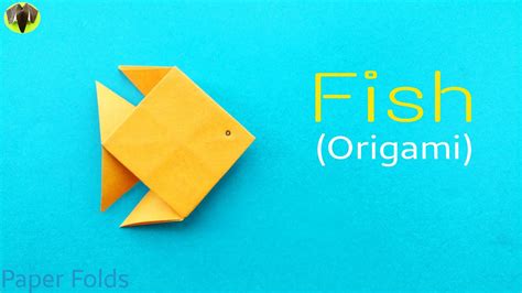 Fish 🐡 - DIY Origami Tutorial by Paper Folds ️ 🙏 - YouTube