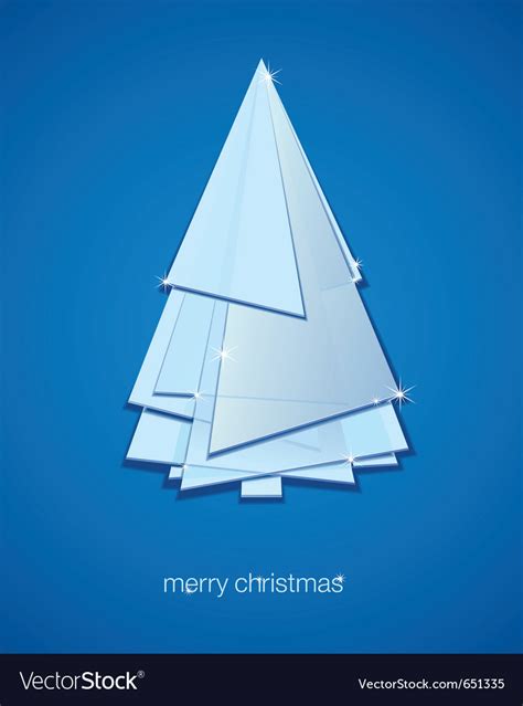 Abstract christmas tree Royalty Free Vector Image