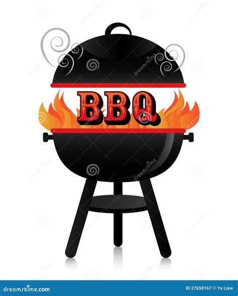 BBQ stock illustration. Illustration of burning, roast - 27650167