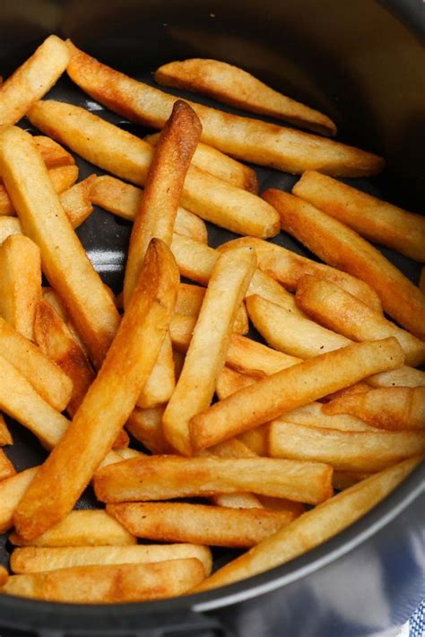 Crispy Air Fryer Frozen French Fries {Without Oil}