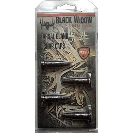 Black Widow Deer Lures Tarsal Gland Snap Cap 4PK SPL0816 | Zoro