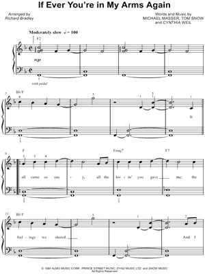 "If Ever You're in My Arms Again" Sheet Music - 4 Arrangements Available Instantly - Musicnotes