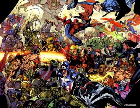 All Marvel Comics Together HD Desktop Wallpapers ~ Cartoon Wallpapers