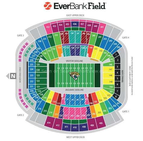 EverBank Field, Jacksonville FL | Seating Chart View