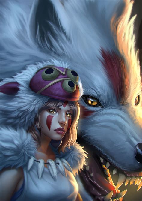 ArtStation - Princess Mononoke