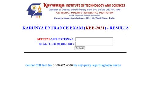 KEE Result 2021 Declared, Check Karunya Entrance Exam Results and Download Scorecard at karunya ...