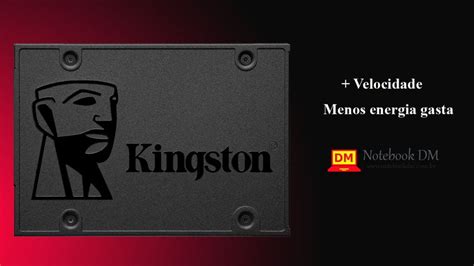 SSD Kingston de 480 Gigas para Notebook e PCs -Deixar notebook rápido