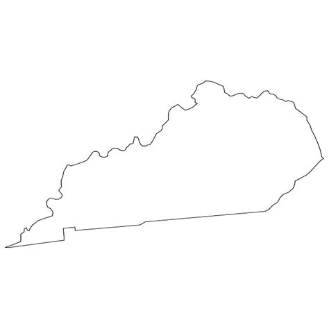 Kentucky Outline Vector at Vectorified.com | Collection of Kentucky ...