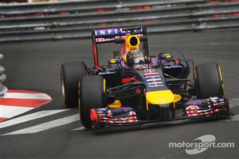 Sebastian Vettel, Red Bull Racing RB10 at Monaco GP