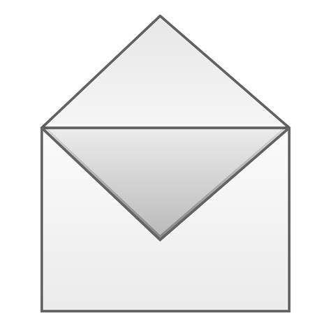 Clipart - Open Envelope
