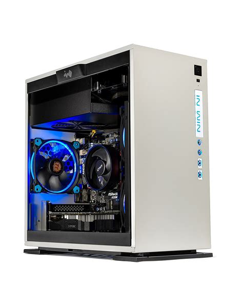 SkyTech Omega Mini Gaming Computer Desktop PC AMD Ryzen 5 1400 3.2 GHz, GTX 1050 Ti 4G, 500GB ...