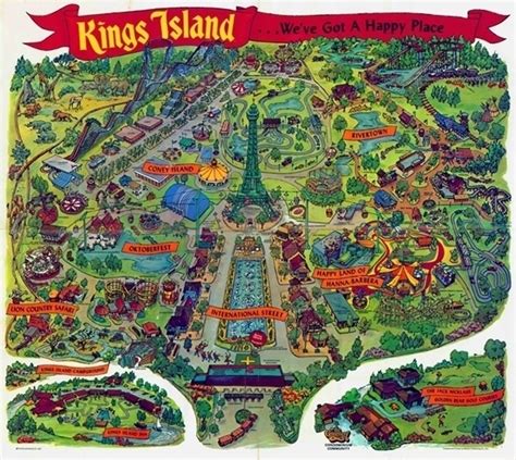 Kings Island Historical Maps - FUN Food Blog