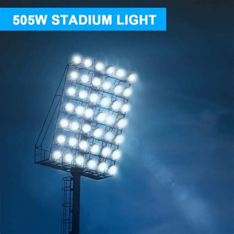 505W Football Stadium Lights 68000 Lumens Replaces 1000 Watt Metal ...