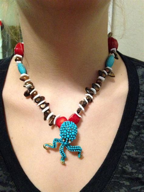 Octopus Necklace by JamsJewelz on Etsy