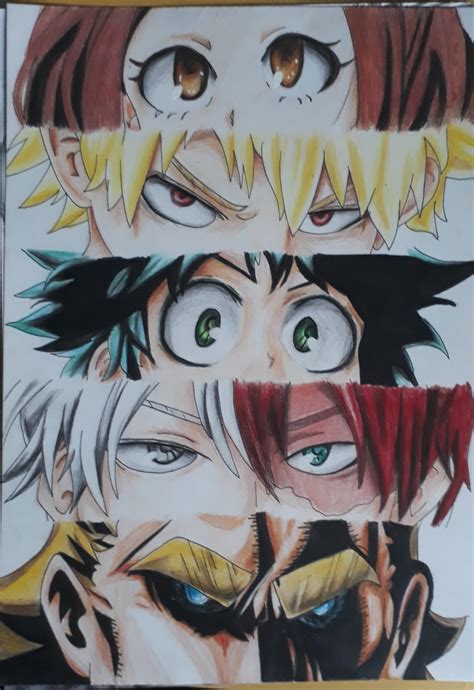 My hero academia crew. Pencil draw. : r/BokuNoHeroAcademia