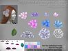 Second Life Marketplace - LDG-FULL PERM 969 Hydrangea Hair Accessories /10 parts/10 textures ver ...