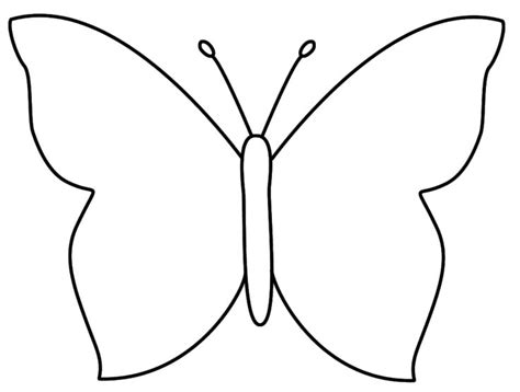 Blank Butterfly - ClipArt Best