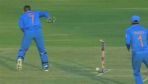 This blind run-out by M S Dhoni proves he is the best wicket-keeper. Watch here – India TV