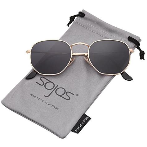 SOJOS Polarized Sunglasses for Women and Men | Hexagon sunglasses ...