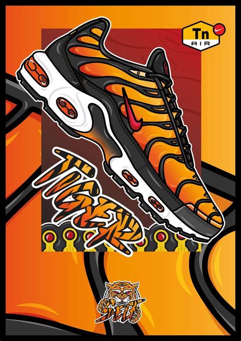 Nike Air Max Tn Plus Tiger / Affiche / Affiche / Impression / - Etsy France Nike Air Max Tn, Tn ...