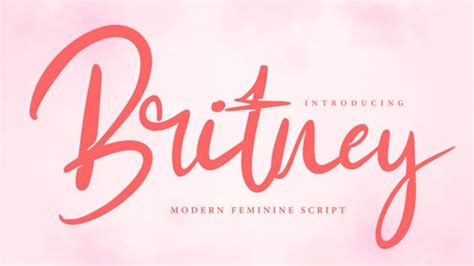 Britney Font Free Download - Fonts Empire