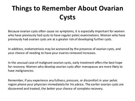 Ovarian cyst Removal