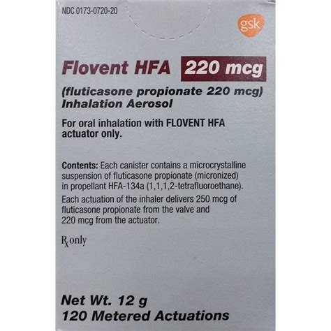 Flovent HFA Inhaler for Cats & Dogs - for Asthma & Bronchitis