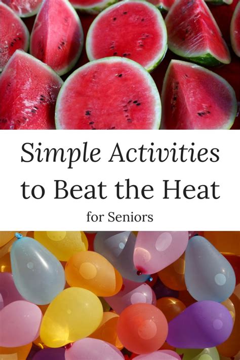 Simple Activities to Beat the Heat