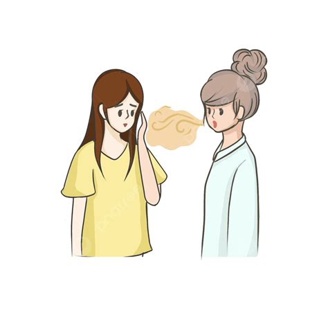 Cartoon Dialogue White Transparent, Girl Dialogue Tone Cartoon, Tone ...