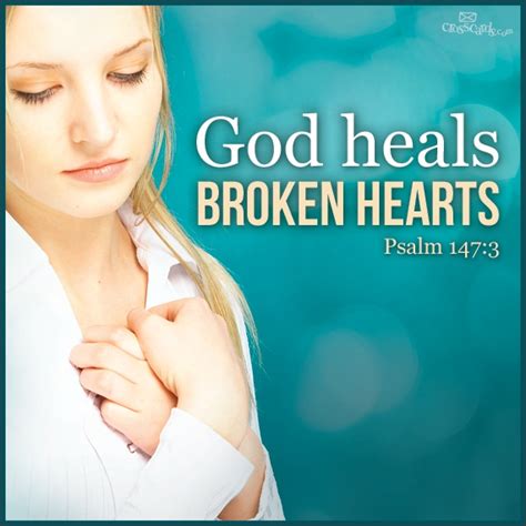 God heals broken hearts | God heals, Healing a broken heart, Sayings and phrases