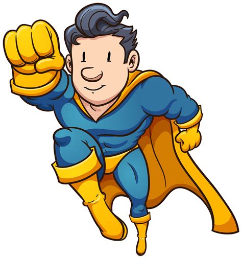 Cartoon superhero clipart free - WikiClipArt