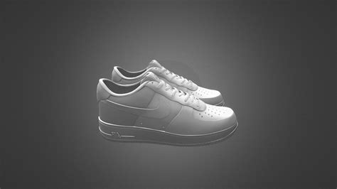 Nike Air Force 1 Low (White) - 3D model by Ofek.Ben.Shitrit [a38849c] - Sketchfab