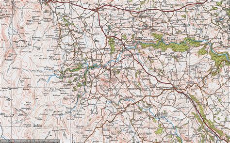 Historic Ordnance Survey Map of Chagford, 1919