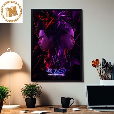 Spider Man Beyond The Spider Verse Movie Poster Home Decor Poster Canvas - Mugteeco