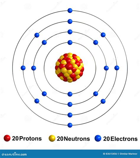 Modelo Atomico De Bohr Del Calcio - Electronica