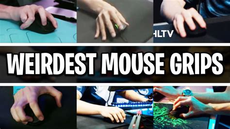 The Weirdest Mouse Grips in Esports History - YouTube