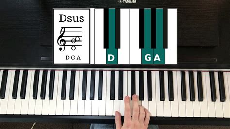 How Dsus Chord on Piano - YouTube