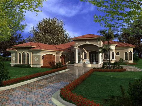 Exquisite 1-Story Mediterranean-Style Home Floor Plan 6095-0602