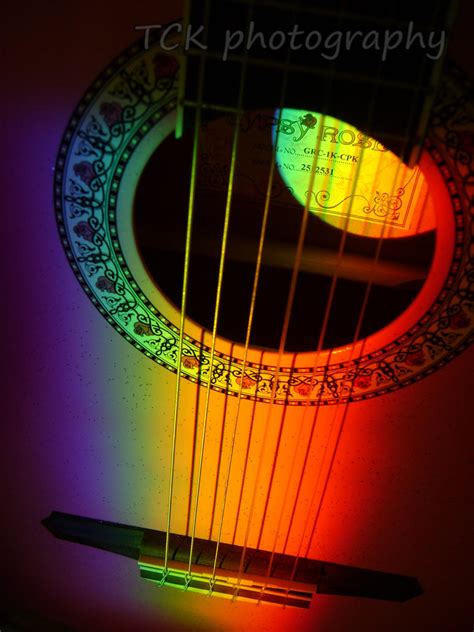 Rainbow guitar. by ASFmaggot on DeviantArt