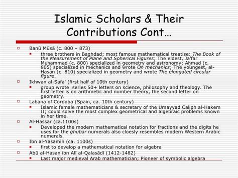 Islamic Mathematics