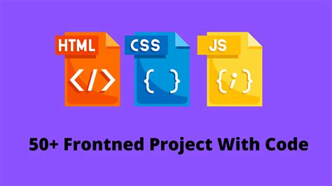 50+ Front-end Projects With Source Code | Front-end Projects With ...