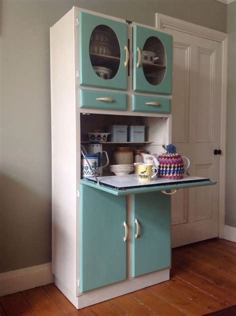 1950s Kitchen Cabinets | 1950's Vintage Kitchen Larder Cupboard Cabinet ...