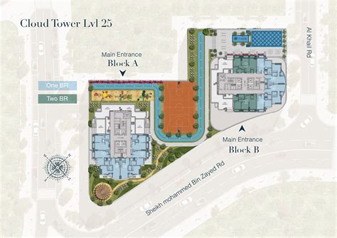 Cloud Twin Tower Floor Plans at JVT Dubai