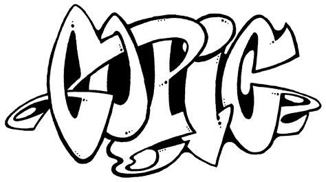 draw graffiti letters - Clip Art Library